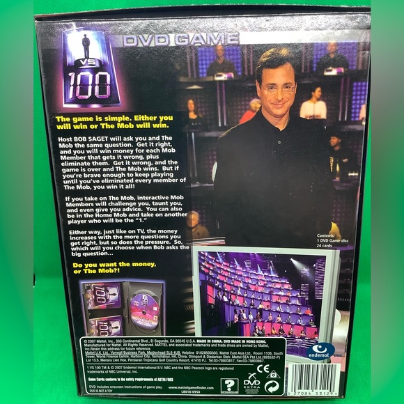Mattel 1 vs 100 DVD Game Great For Family Game Night - Picture 2 of 5